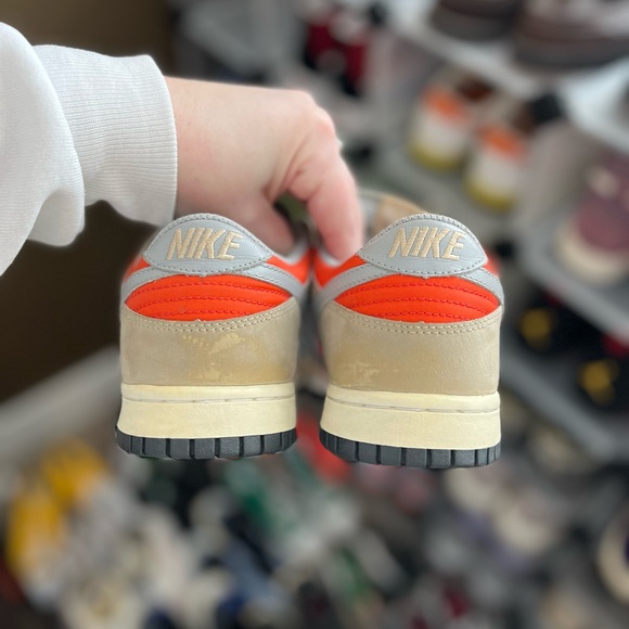 Vintage 2007 Nike Dunk Low, Womens 7, Medium Grey Laser Pink Tweed - Picture 10 of 12